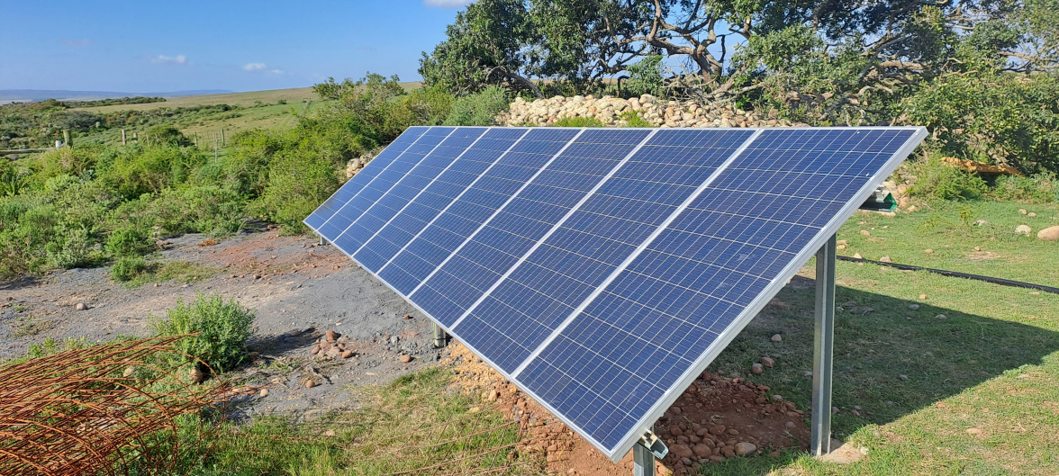 Solar water pump installation